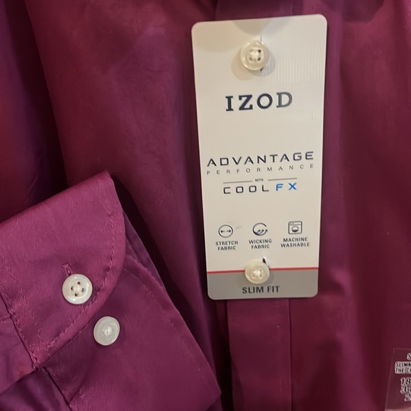 NWT- Mens Long Sleeve Button Down IZOD Advantage- final sale price - Picture 4 of 9